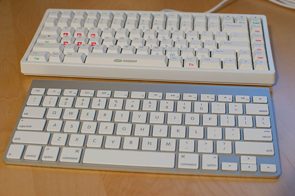 Choc Mini and Apple Wireless Keyboard